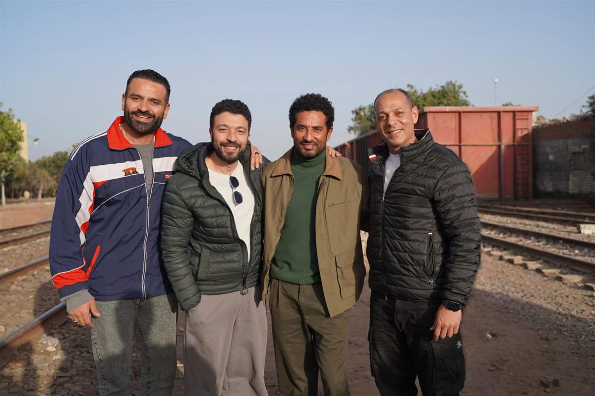 الفنان عمرو سعد وعمر السعيد
