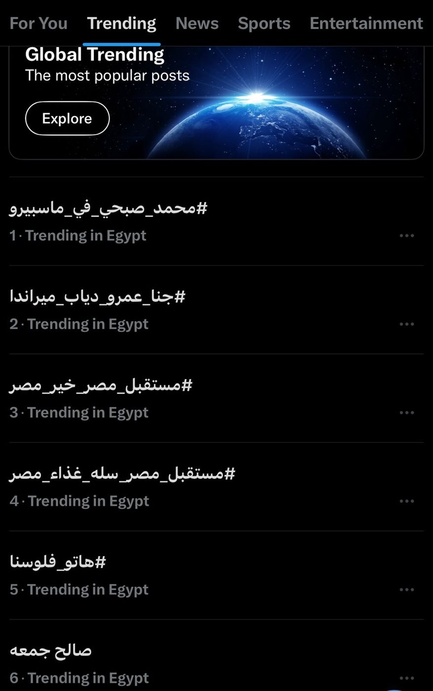 محمد صبحي في ماسبيرو يتصدر إكس