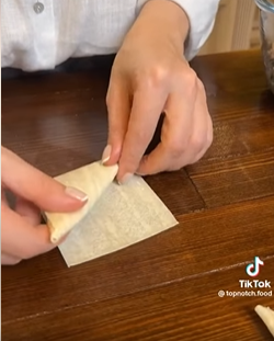 طريقة لف السمبوسة