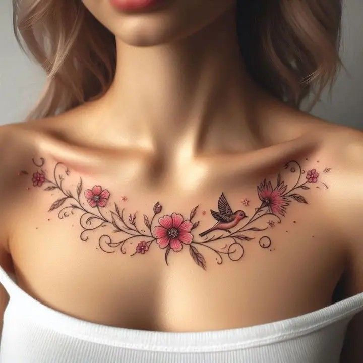 نقش حناء على الظهر والكتف