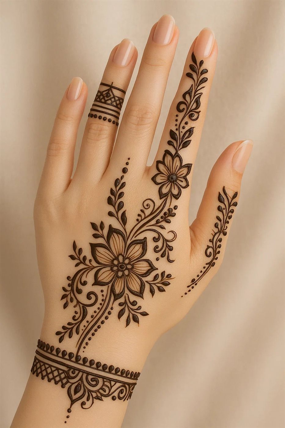 رسومات حنة بسيطة