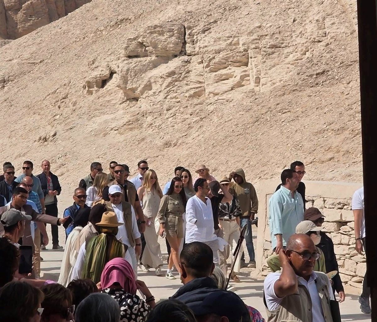 تيفانى ترامب وزوجها في الأقصر&nbsp;