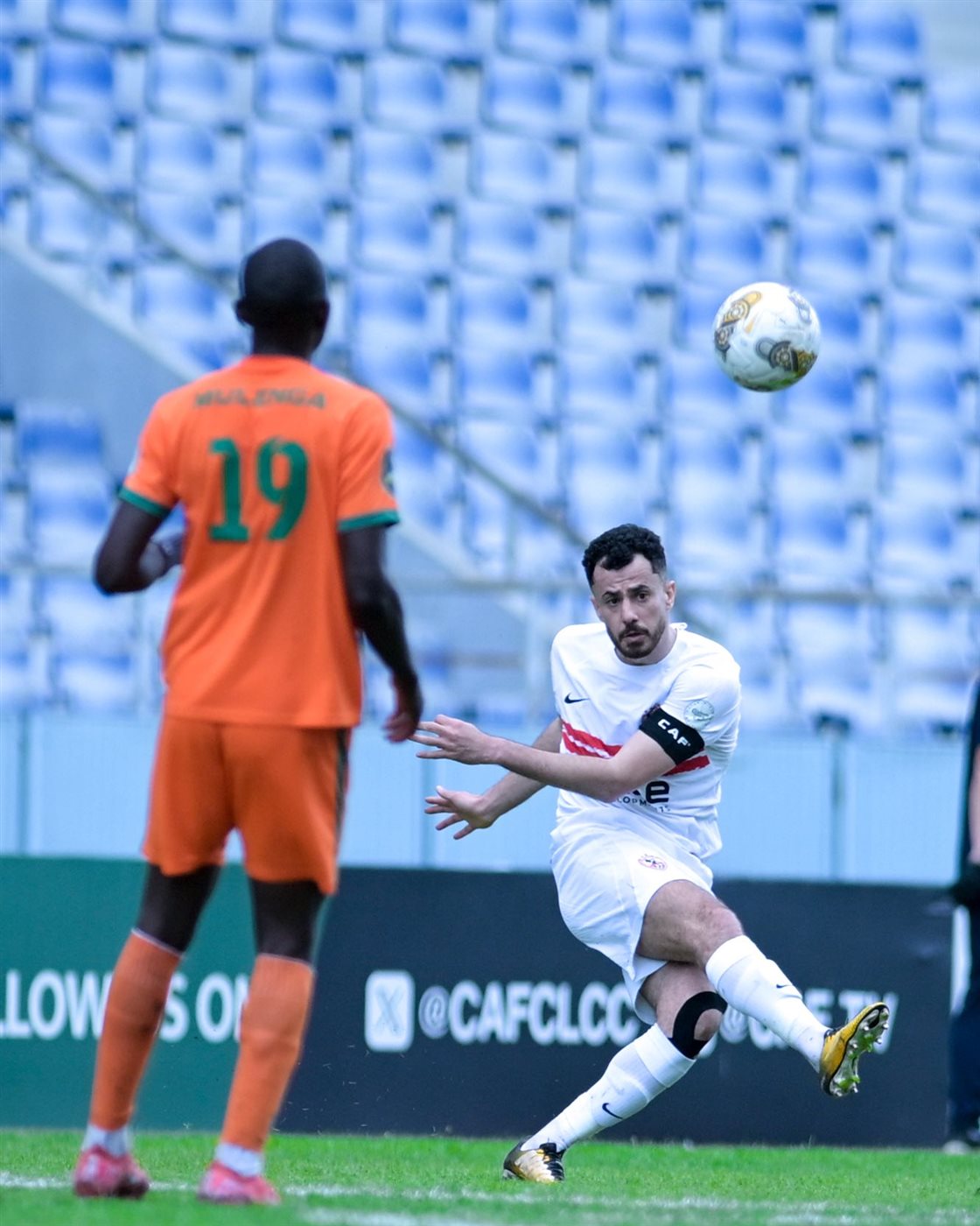 الشوط الأول من مباراة الزمالك وزيسكو