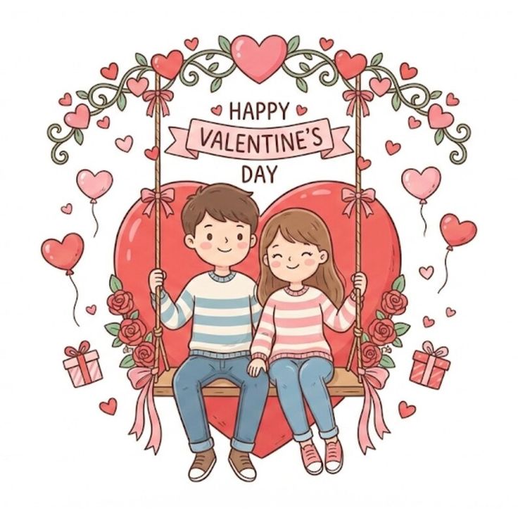 تصميمات عيد الحب للسوشيال ميديا