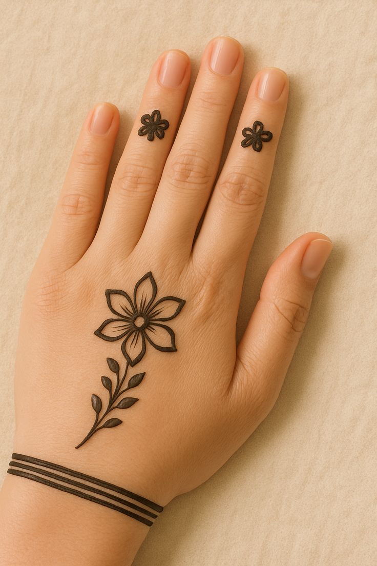 رسومات حنة بسيطة