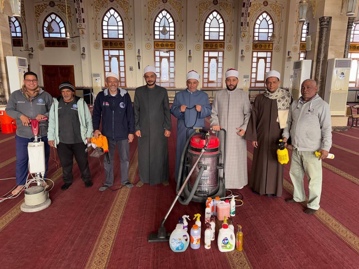 تجهيز مساجد الغردقة لاستقبال شهر رمضان الكريم 