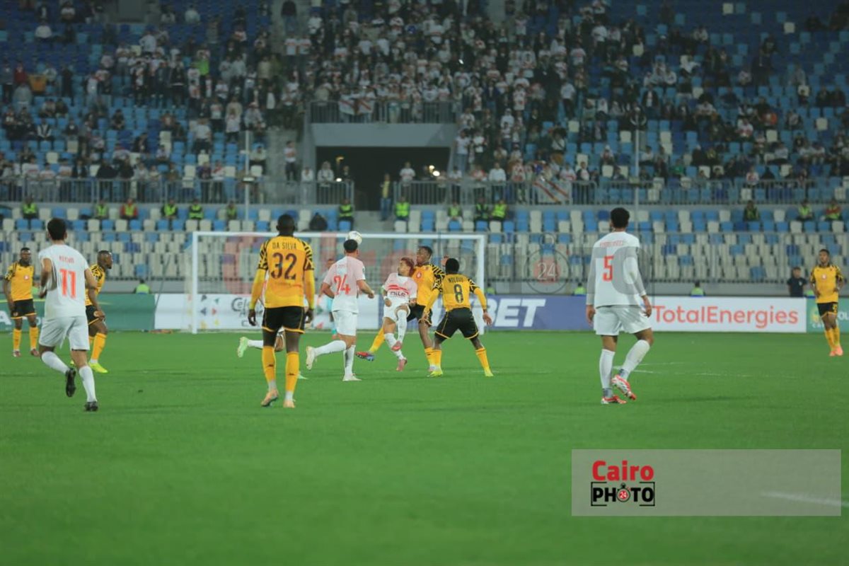 مباراة الزمالك وكايزر تشيفز في كأس الكونفدرالية الإفريقية (1)