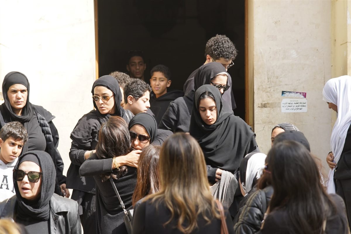 جنازة والدة ريم مصطفى