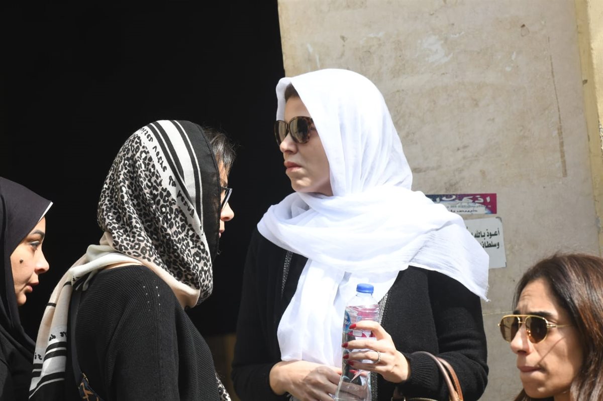 جنازة والدة ريم مصطفى