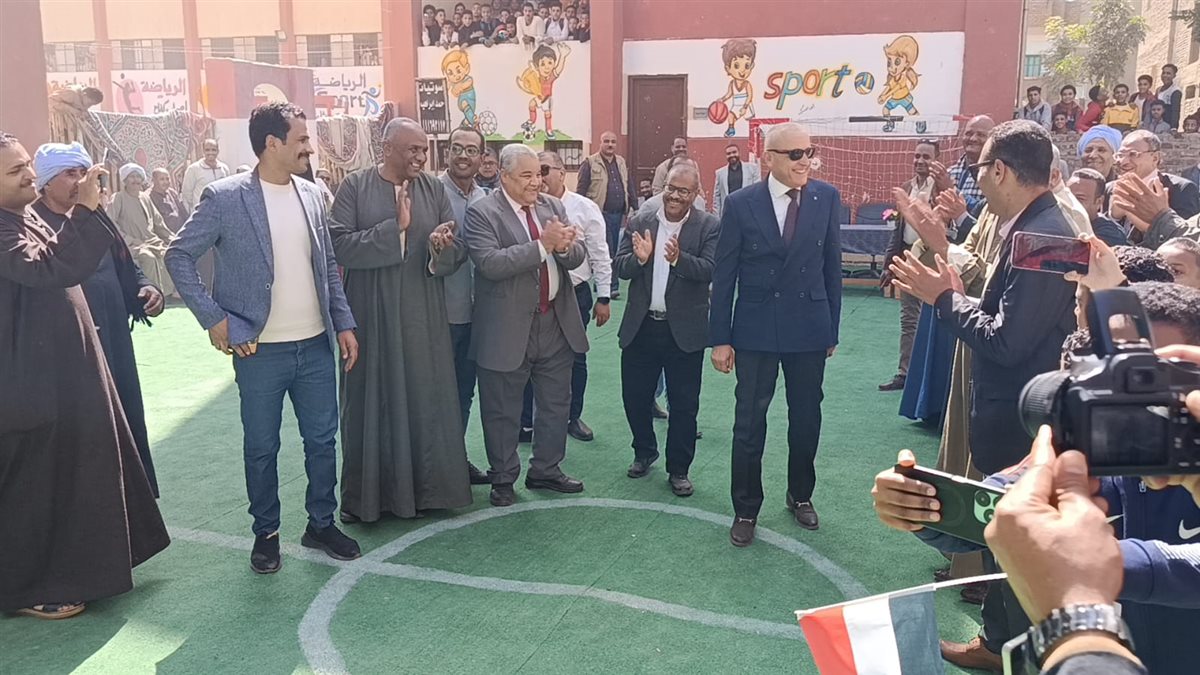 محافظ الأقصر يفتتح مجمع ملاعب العضايمة&nbsp;