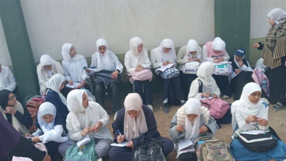 جانب من الطلاب&nbsp;