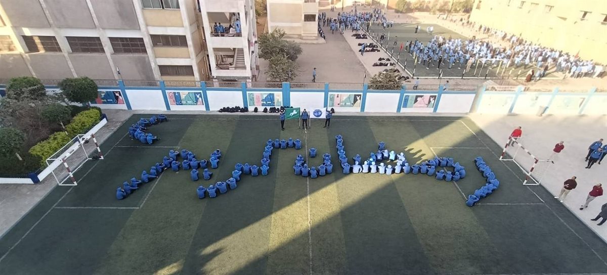 جانب من احتفالات الطلاب&nbsp;