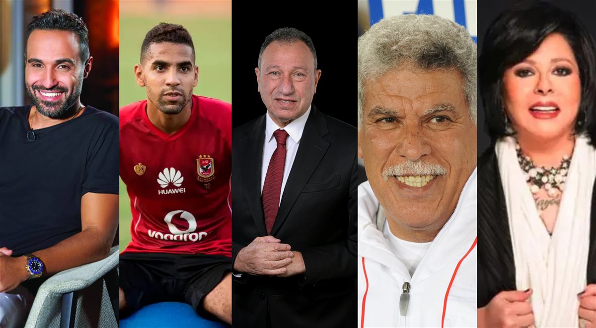 إسعاد يونس والخطيب وحسن شحاته ومؤمن زكريا واحمد فهمي