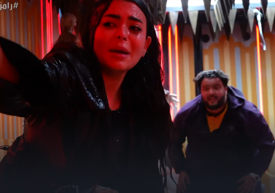 <strong>أسماء جلال مع رامز جلال في رامز ليفل الوحش</strong>