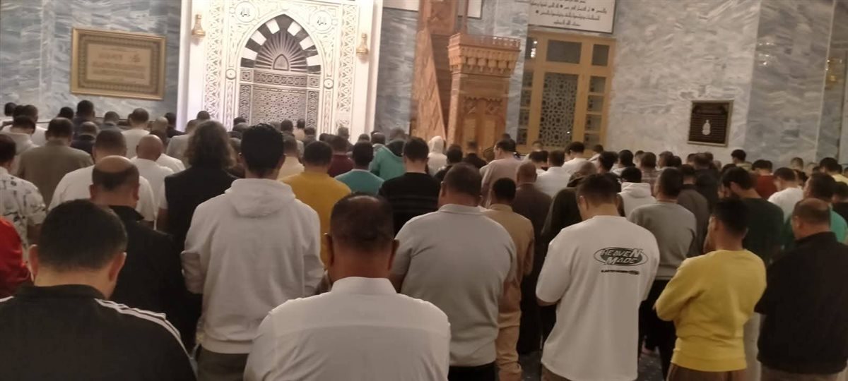 صلاة التراويح في ليلتها الثالثة بجنوب سيناء