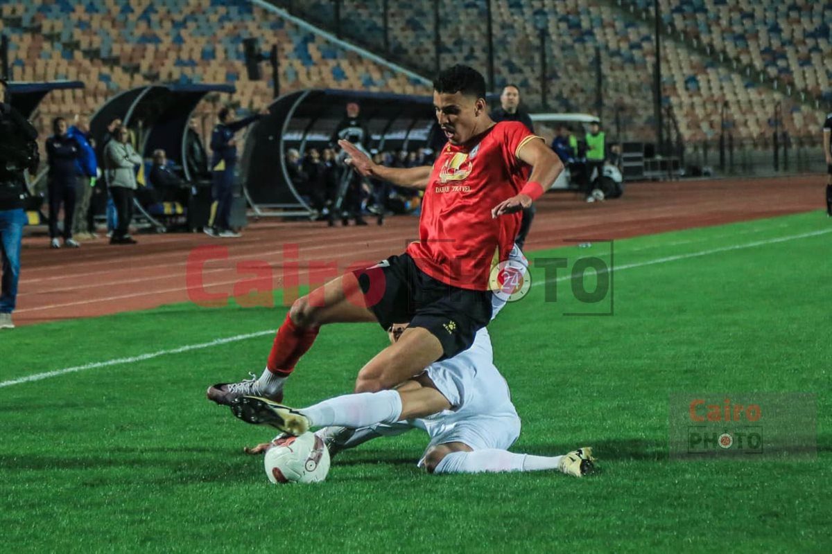 من مباراة الزمالك وحرس الحدود