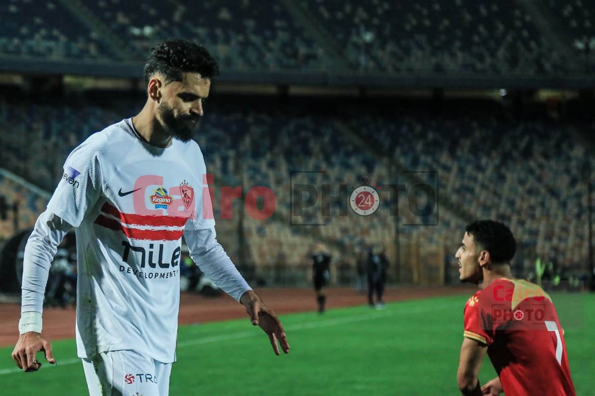 من مباراة الزمالك وحرس الحدود