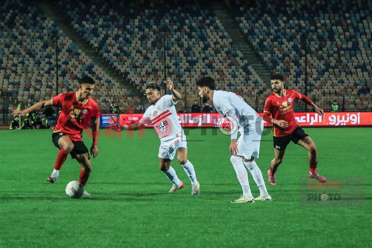 من مباراة الزمالك وحرس الحدود