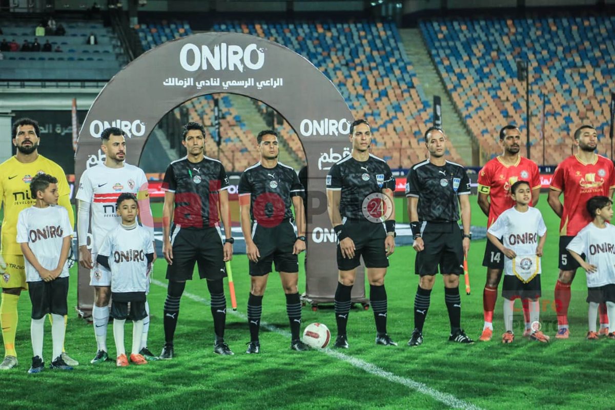 من مباراة الزمالك وحرس الحدود