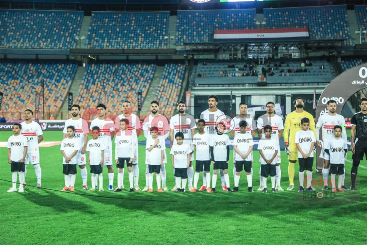من مباراة الزمالك وحرس الحدود