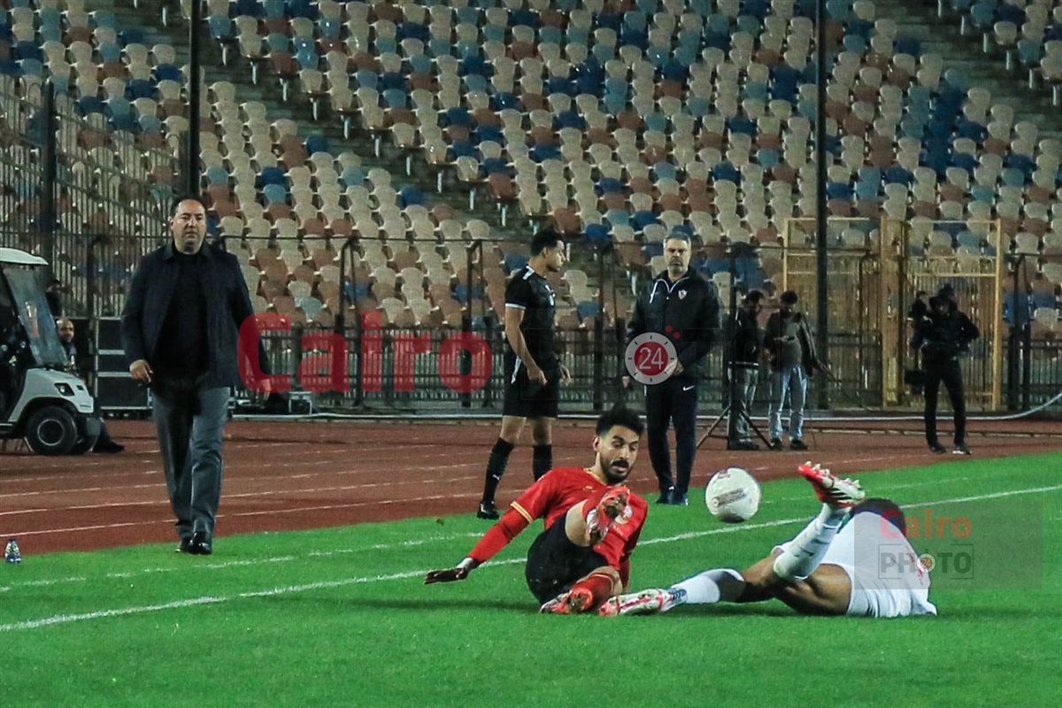 من مباراة الزمالك وحرس الحدود