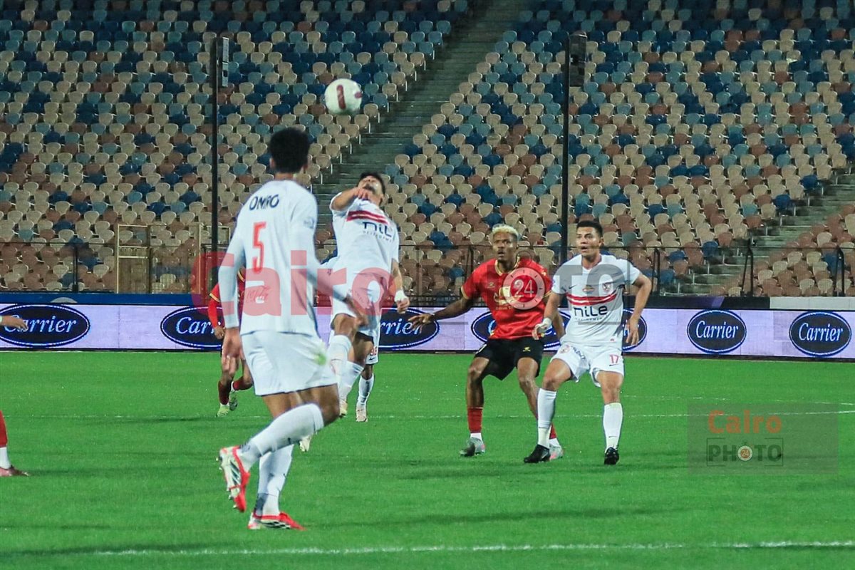 من مباراة الزمالك وحرس الحدود
