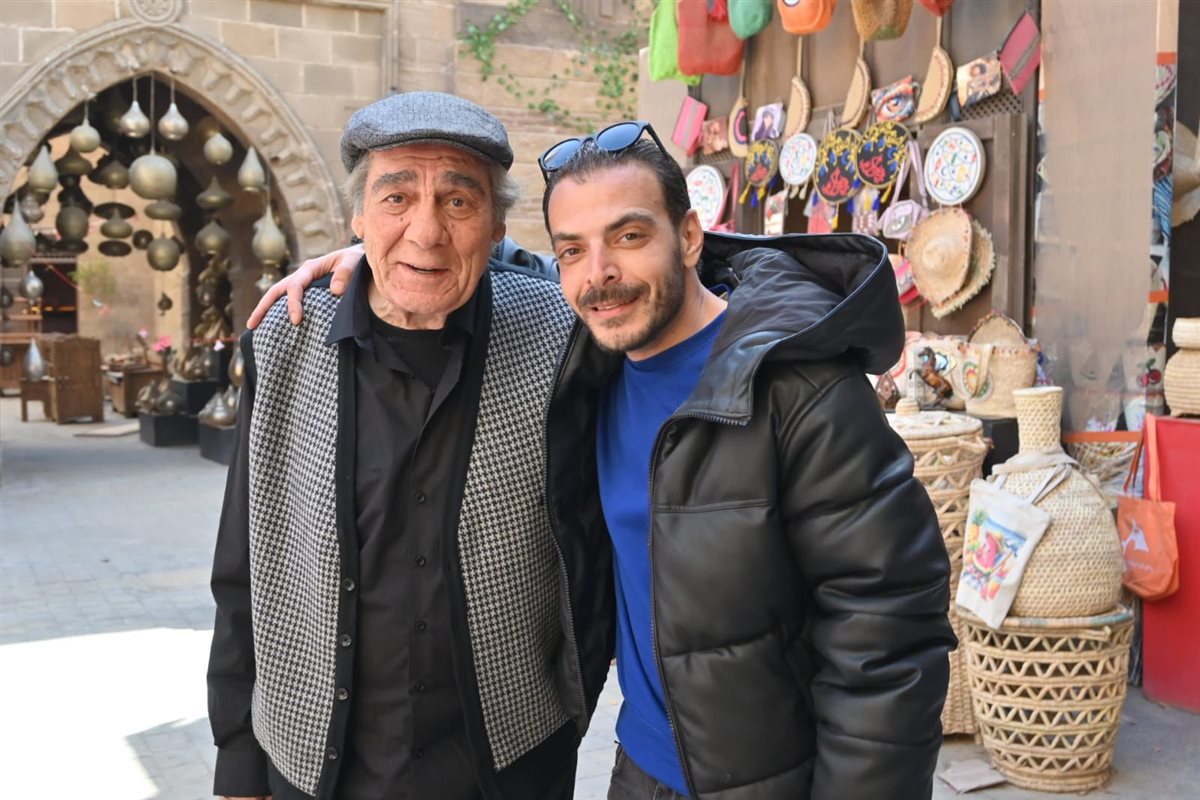 الفنان أحمد فؤاد سليم والمخرج أحمد خالد أمين