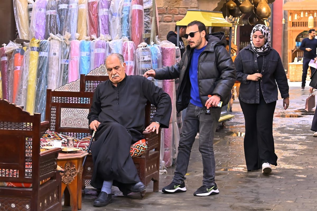 الفنان رياض الخولي والمخرج أحمد خالد أمين