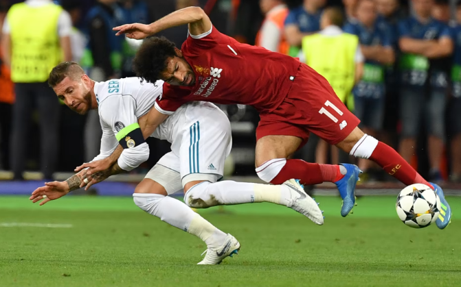 محمد صلاح نجم ليفربول من نهائي دوري أبطال اوروبا 2018 أمام ريال مدريد