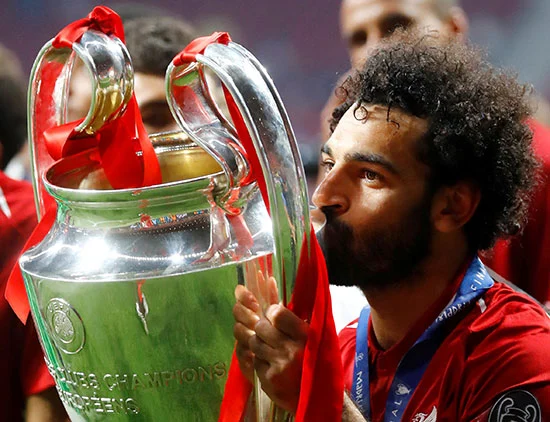<strong>محمد صلاح رفقة لقب دوري أبطال أوروبا عام 2019</strong>