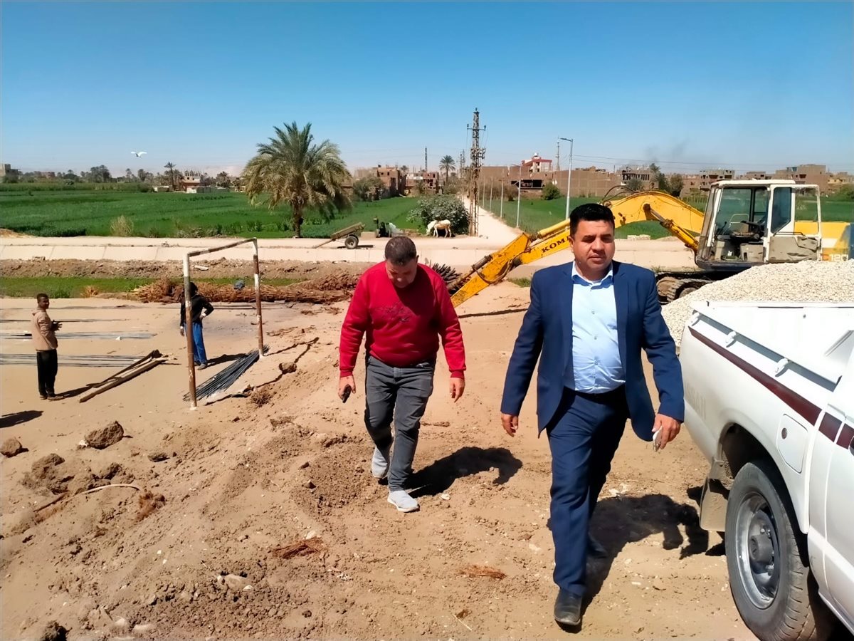 أعمال تطوير بقرى الطود جنوب الأقصر&nbsp;