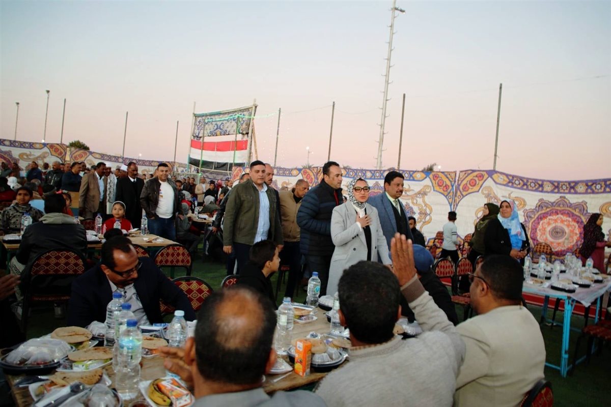 جانب من مشاركة محافظ الوادى الجديد