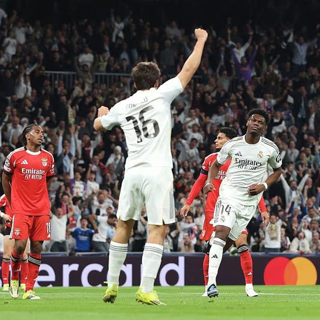 <strong>نتيجة مباراة ريال مدريد وبنفيكا في إياب المحلق المؤهل لثمن نهائي دوري الأبطال - الشوط الأول</strong>