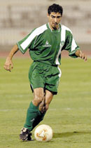 محمد بركات لاعب الأهلي السعودي&nbsp;