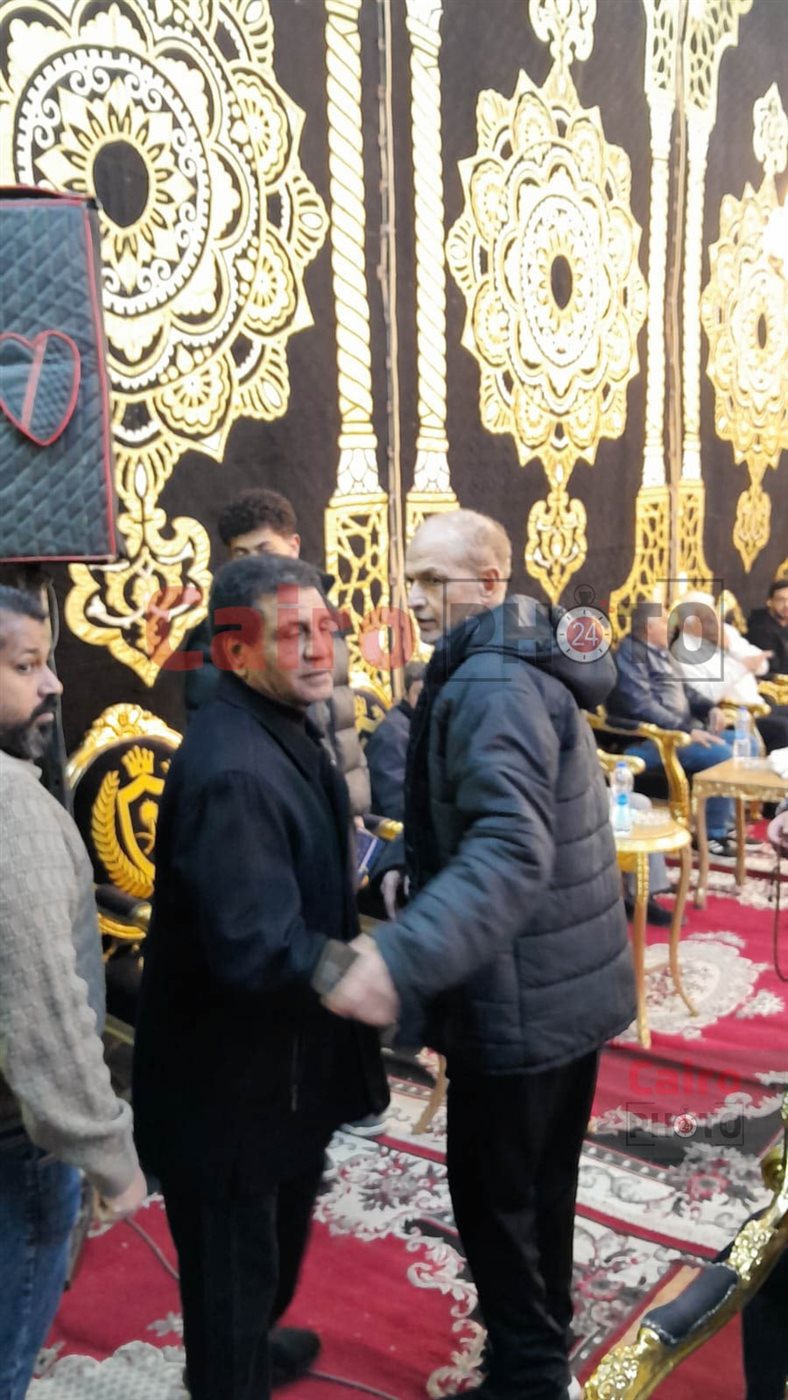 <strong>من عزاء مصطفى رياض&nbsp;</strong>