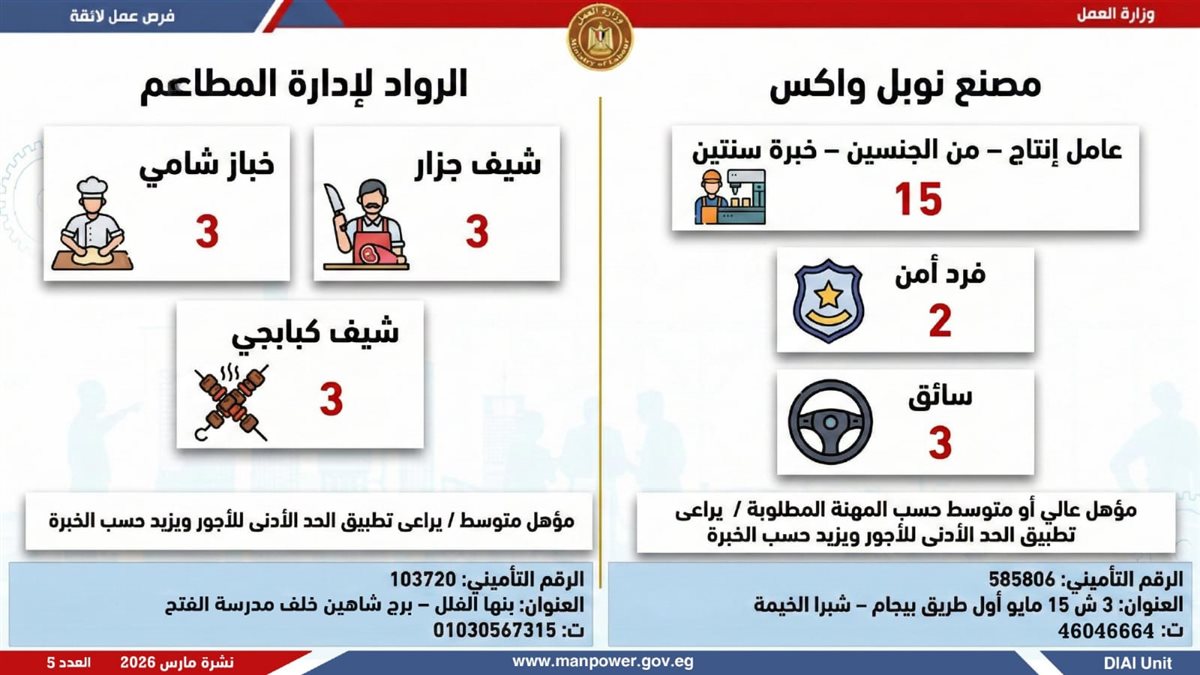 فرص العمل