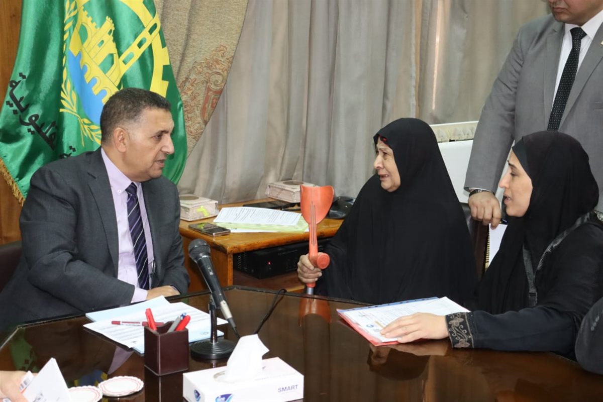 لقاء محافظ القليوبية بالمواطنين في شبرا الخيمة&nbsp;