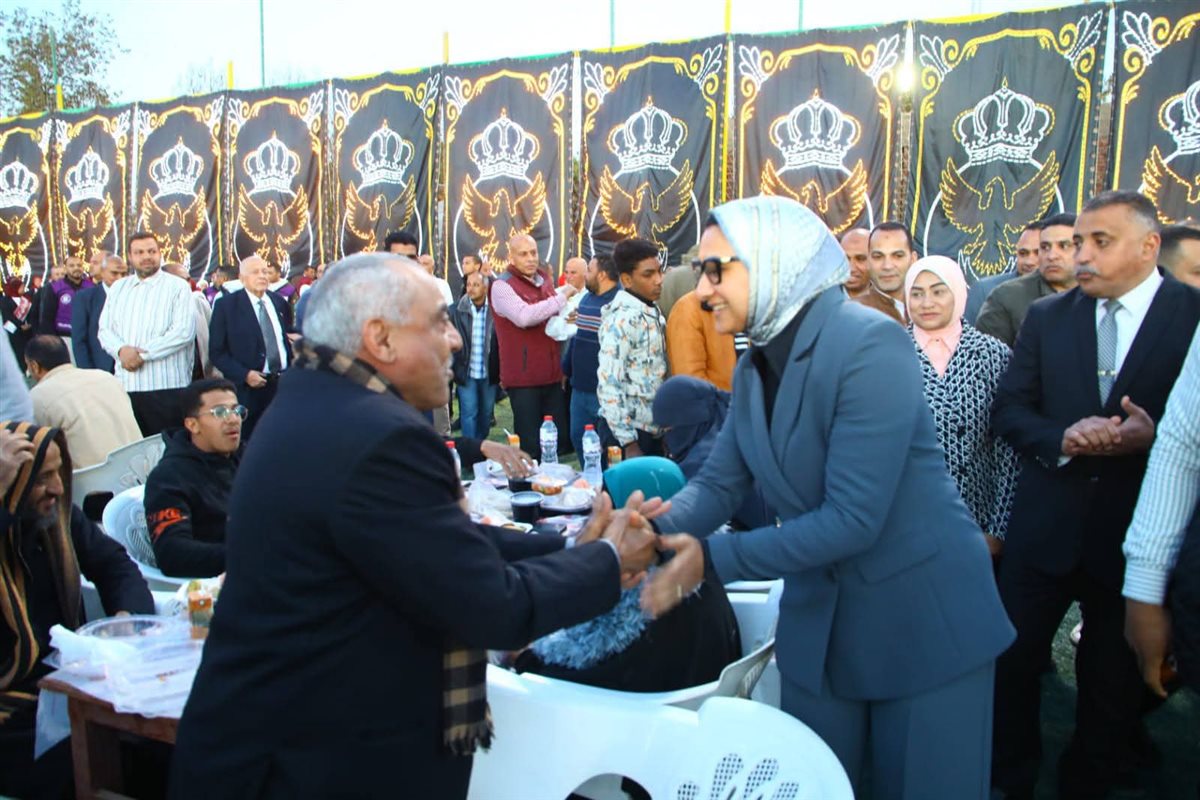 جانب من مشاركة محافظ الوادى الجديد
