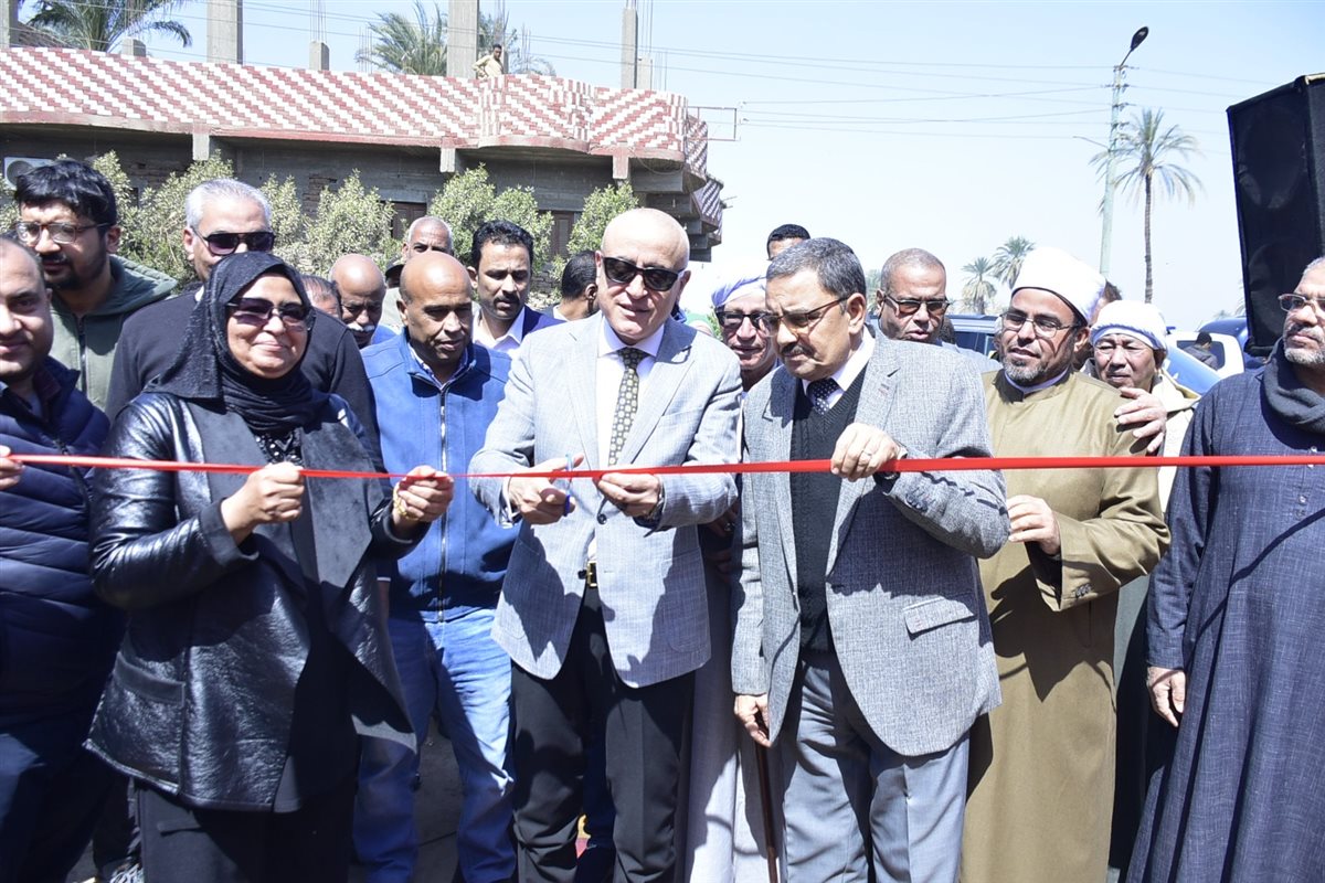 محافظ الأقصر يفتتح محطة صرف صحي العشي&nbsp;