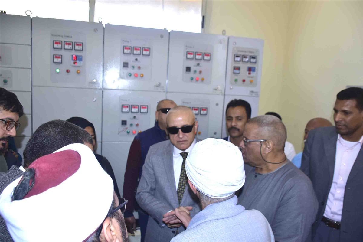 محافظ الأقصر يفتتح محطة صرف صحي العشي&nbsp;
