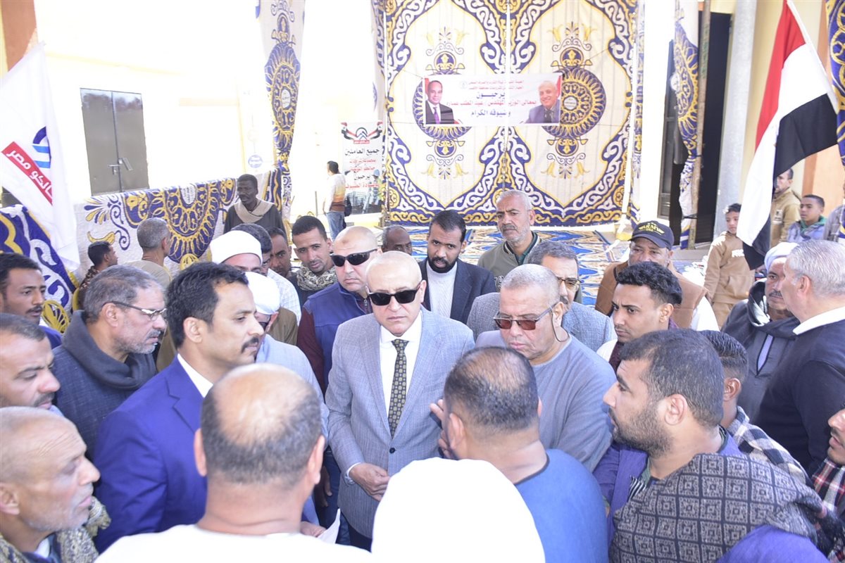 محافظ الأقصر يفتتح محطة صرف صحي العشي&nbsp;