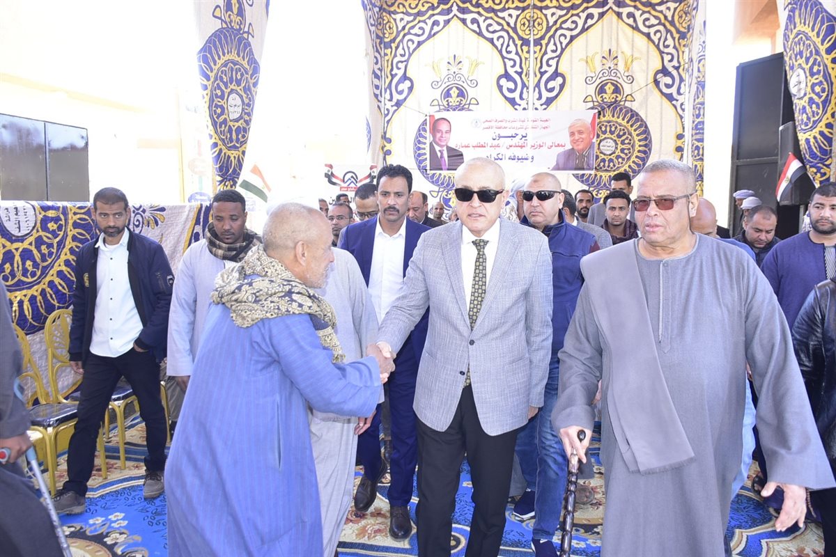 محافظ الأقصر يفتتح محطة صرف صحي العشي&nbsp;