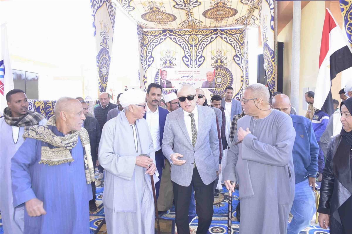 محافظ الأقصر يفتتح محطة صرف صحي العشي&nbsp;