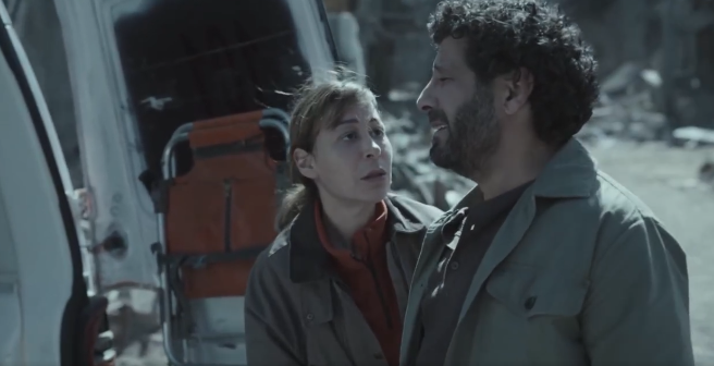 مشهد مؤثر لـ إياد نصار في مسلسل صحاب الأرض