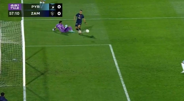 لعبة ركلة جزاء الزمالك أمام بيراميدز