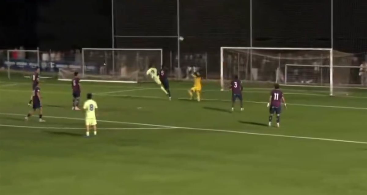 هدف حمزة عبد الكريم مع برشلونة للشباب
