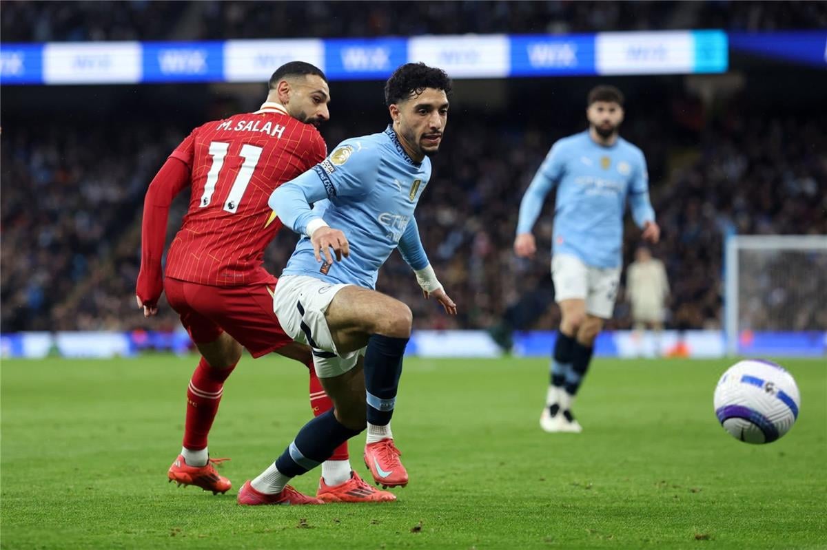مباراة لفريقي ليفربول ومانشستر سيتي