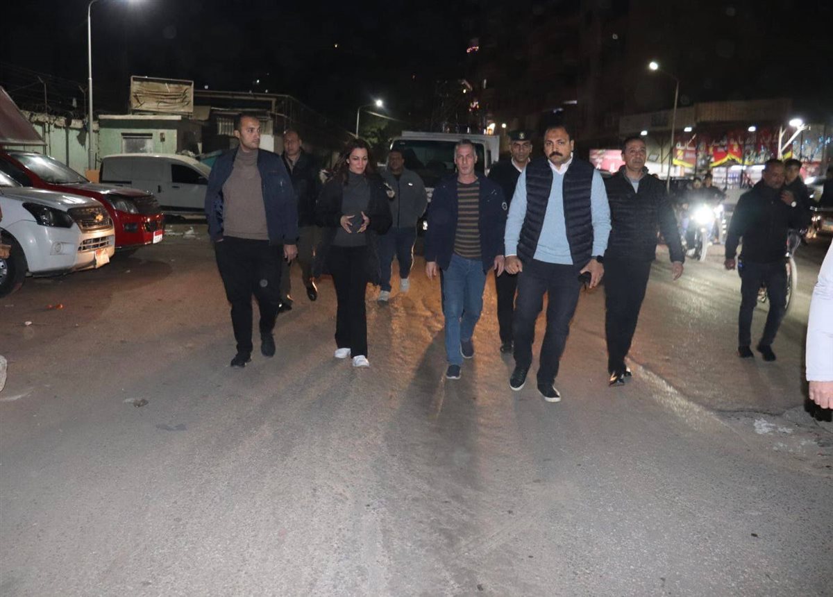 نائب محافظ الجيزة تجري جولة ليلية في بولاق الدكرور
