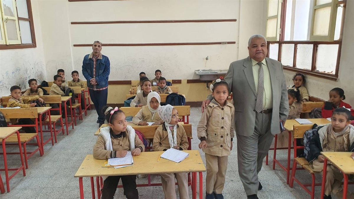 وكيل وزارة التعليم بالأقصر يتابع انتظام الدراسة&nbsp;