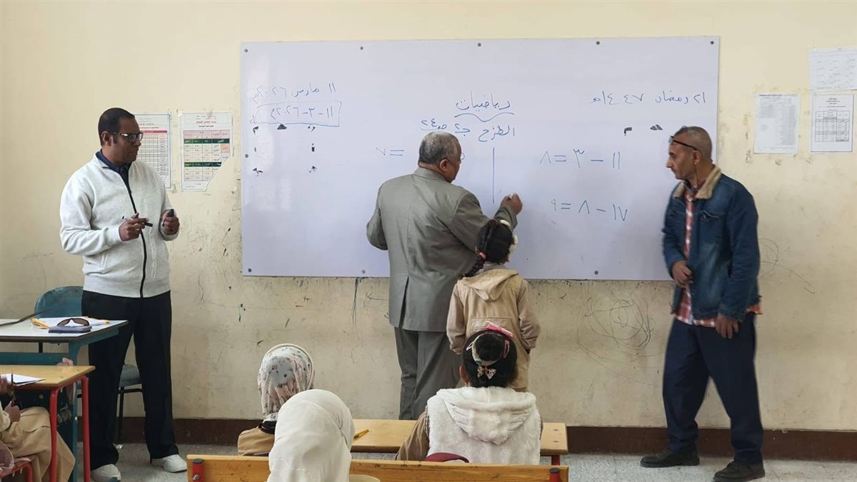 وكيل وزارة التعليم بالأقصر يتابع انتظام الدراسة&nbsp;